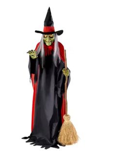 Halloween witch animatronic