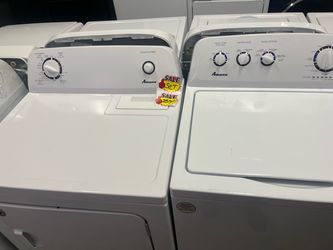 Amana washer and dryer set