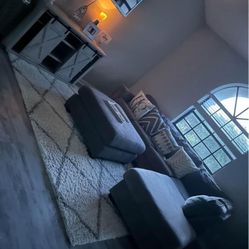 Sectional Couch With A Ornament