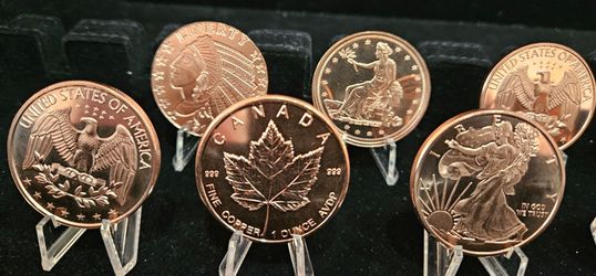 Premium 999 Fine Copper Bullion Collection - Rounds, Bars & Art Bars