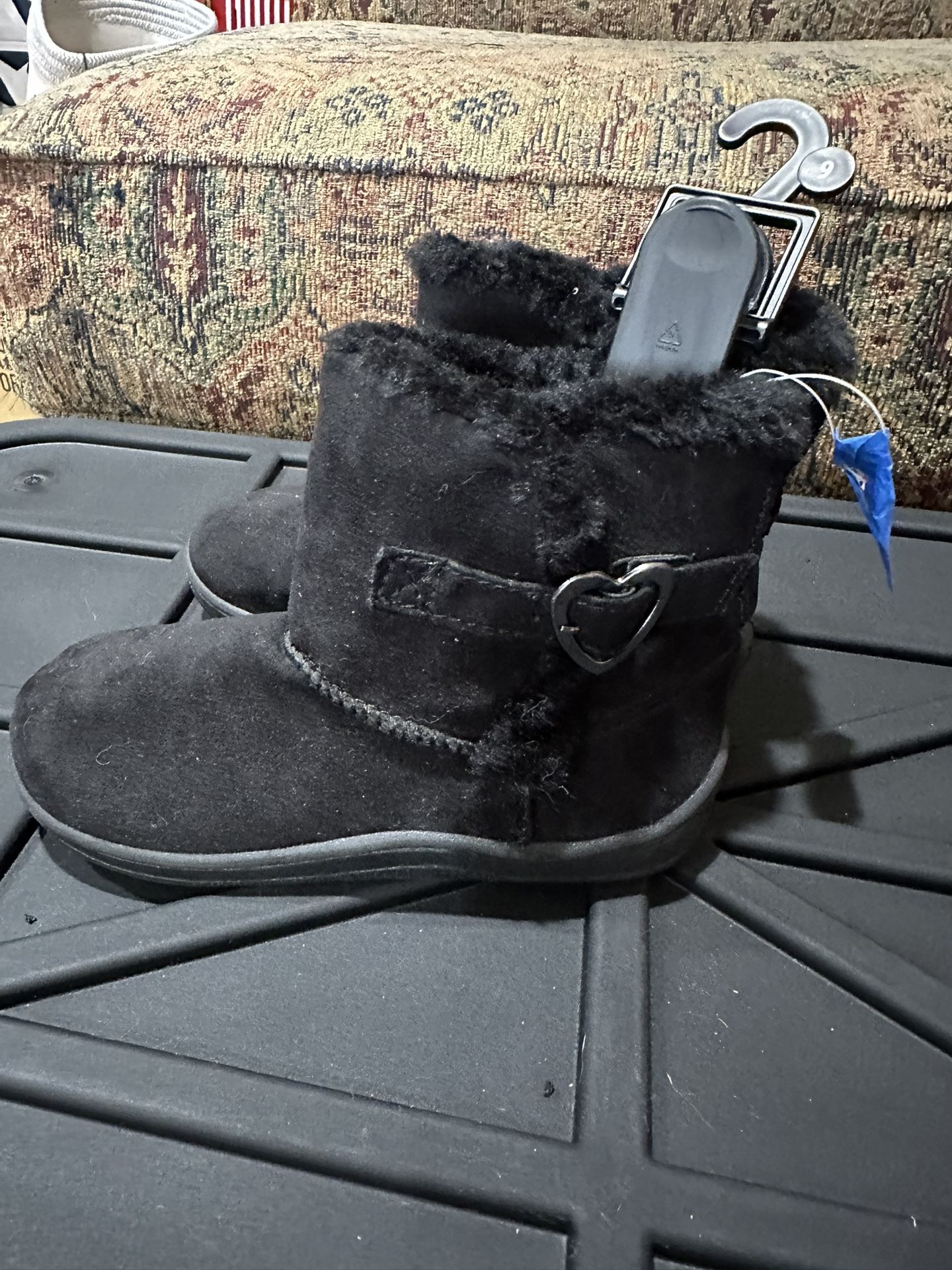 Size 9 Mos, Faded Glory, Black Boots