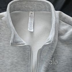 Grey Alo Quarterzip