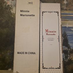 Disney Minnie Mouse Limited Edition Marionette designs by Bob Baker New comes with original shipping box