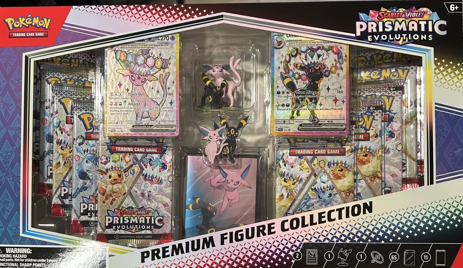 Pokémon Scarlet & Violet Prismatic Evolutions Premium Figure Collection