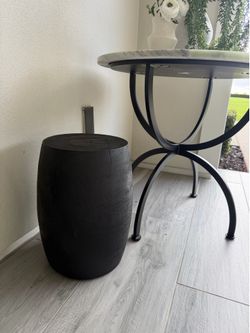 RH Solid Wood Side Table