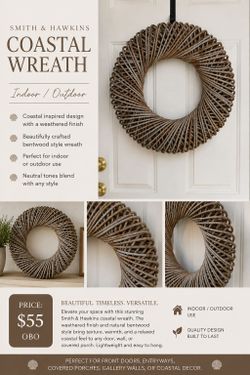 Coastal style wreath