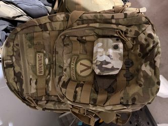 5.11 Tactical backpack and rain jacket (multicam)