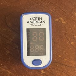  North American Wellness+ Fingertip Pulse Oximeter. 