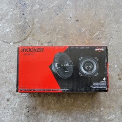 KICKER K SERIES 2 WAY 4 INCH SPEAKERS