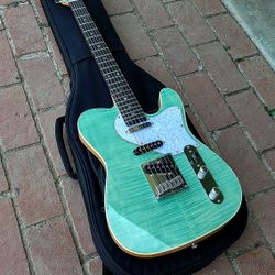 Aria Pro II 615-AE200LTD CB (Fender "Nashville" Telecaster style) electric guitar with gigbag, Like New!