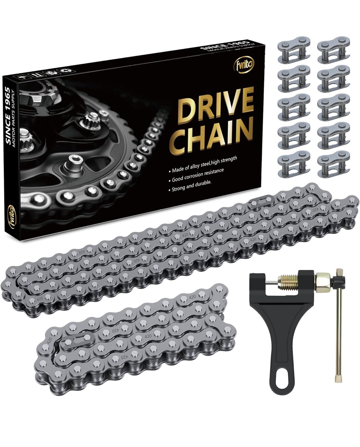 420 Drive Chain Compatible with Mini Bike