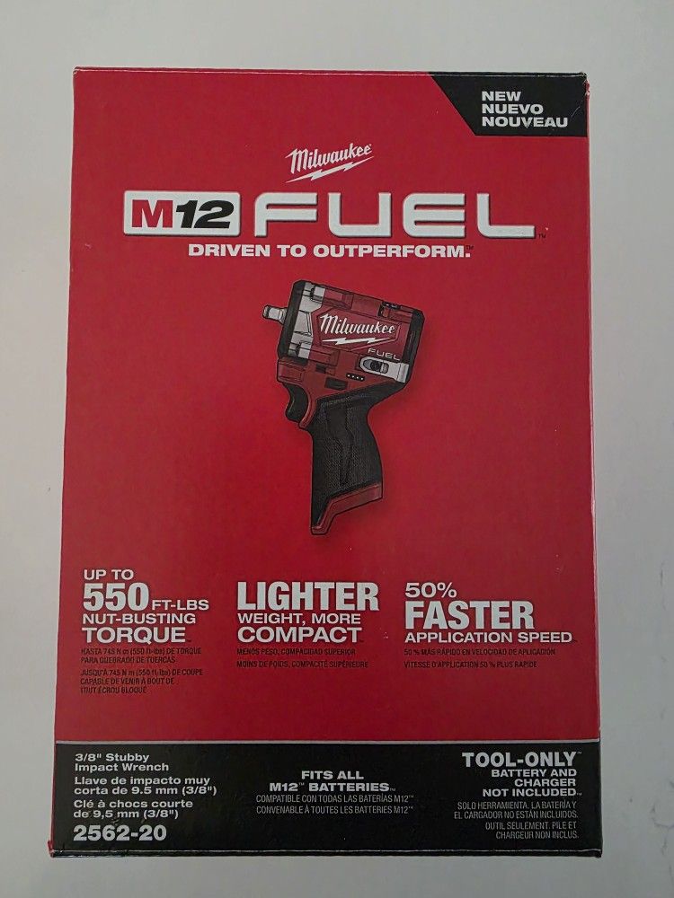 Milwaukee M12 Impact Wrench 3/8