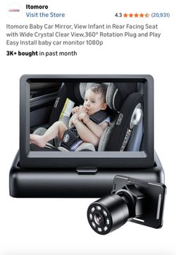 Itomoro Car Camera Baby Monitor