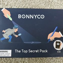 The Top Secret Pack by Bonnyco – 15/32 Notebooks Included 📝