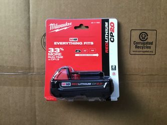 Milwaukee M18 Battery CP2.0.  Brand NEW.  NUEVO.