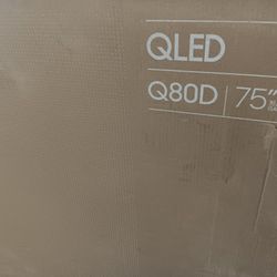 SAMSUNG 75"INCH  QLED 4K Q80D 