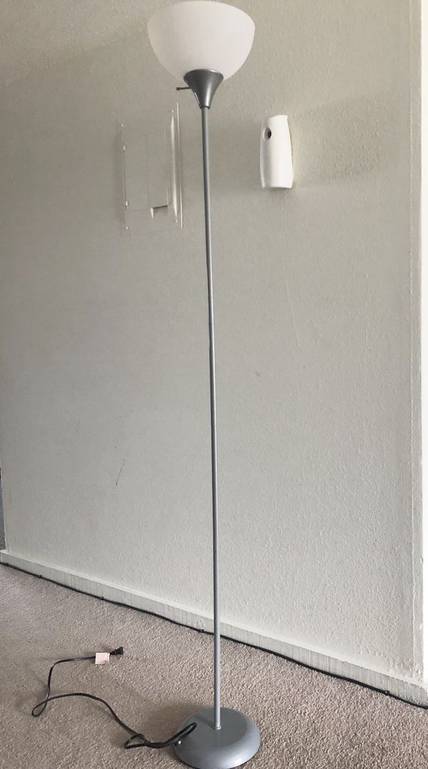 Mainstays 5 11 Floor Lamp Silver For In Lawrence Ks Offerup Mainstays 5 11 Floor Lamp Silver