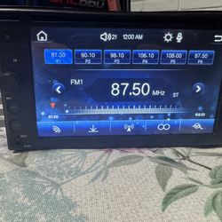 PHANTOM double 2din stereo CarPlay android auto Bluetooth usb SD radio