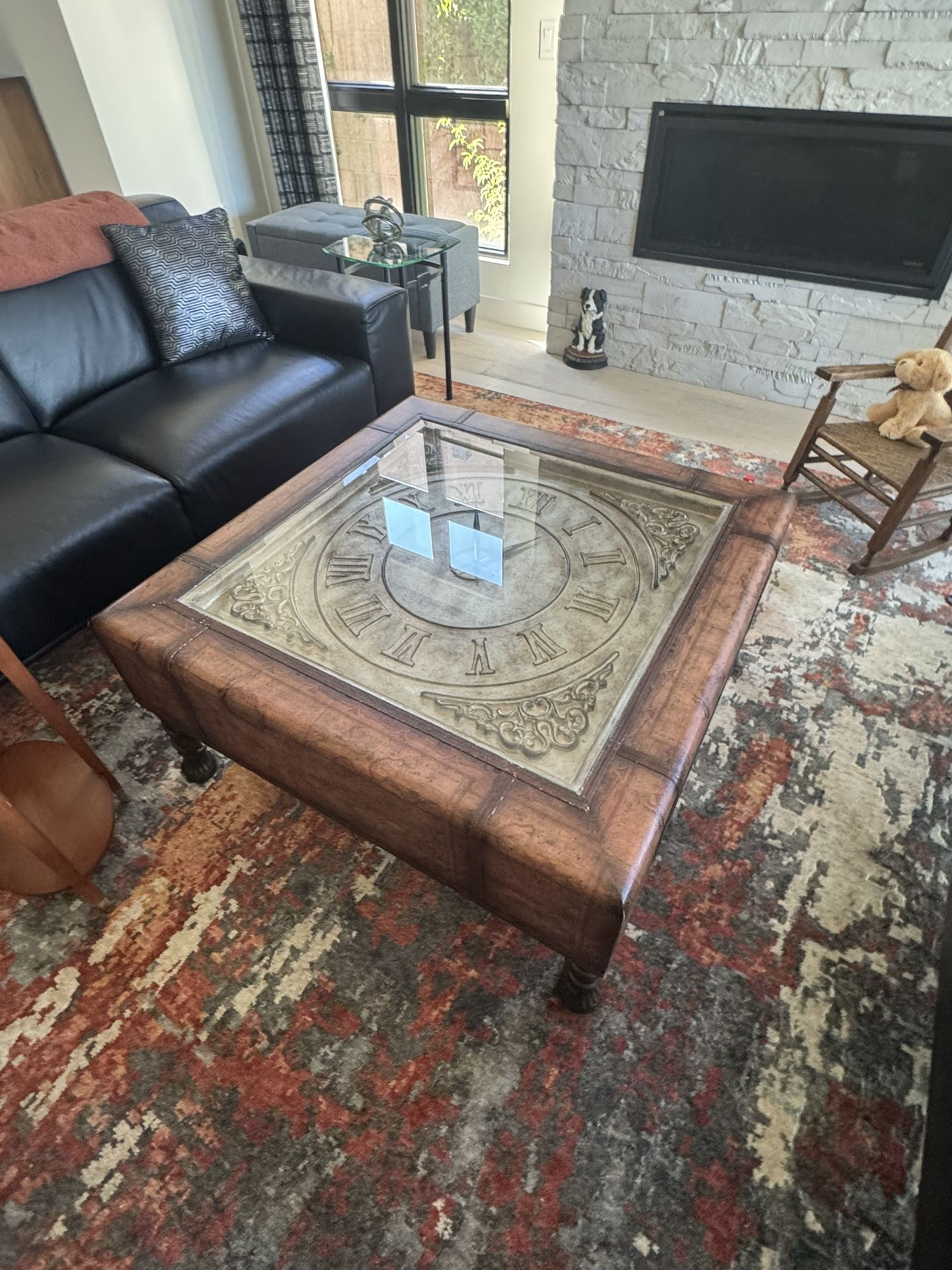Vintage Clock Coffee Table