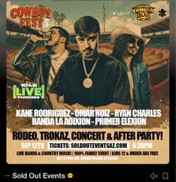 Cowboy Fest Tickets
