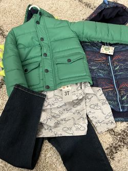 Little Me 3T/4T Set Jeans And Winter Puffer Jackets
