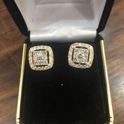 10KT DIAMOND EARRING