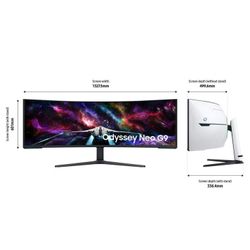 Samsung 57" Odyssey Neo G9 Dual 4k Gaming Monitor