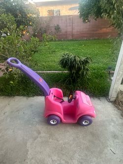 Step 2 toddler Pink Push Around Car