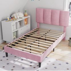 Pink Twin Bed Frame ( Only) 