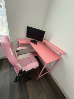 DESK && CHAIR