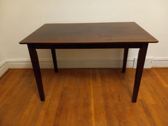 Wood diner table brown measure 48/29 high/29