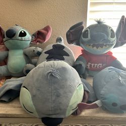Stitch Stuffed Animals, Bags  Bundle 
