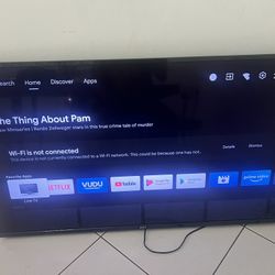 55" Inch Phillips Smart Tv Television Televisor Remote 