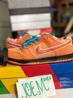 Orange lobsters 11.5 Nike sb