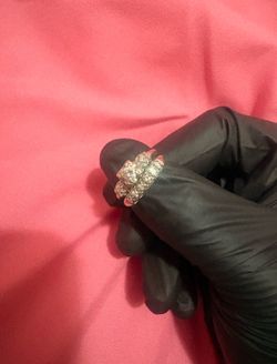 Vintage 14K Gold Diamond Wedding Set