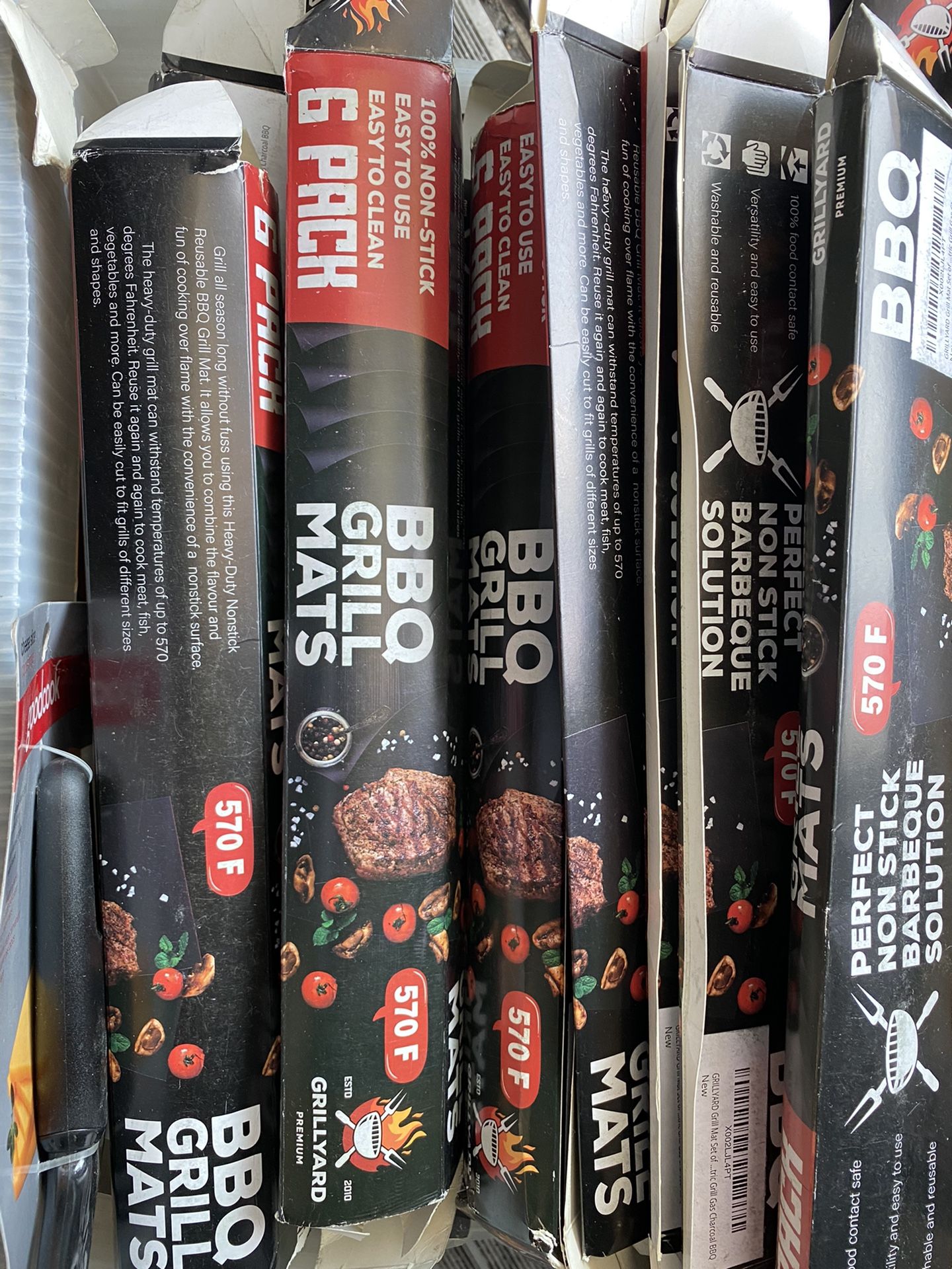 BBQ Grill Mats - 6 Pack