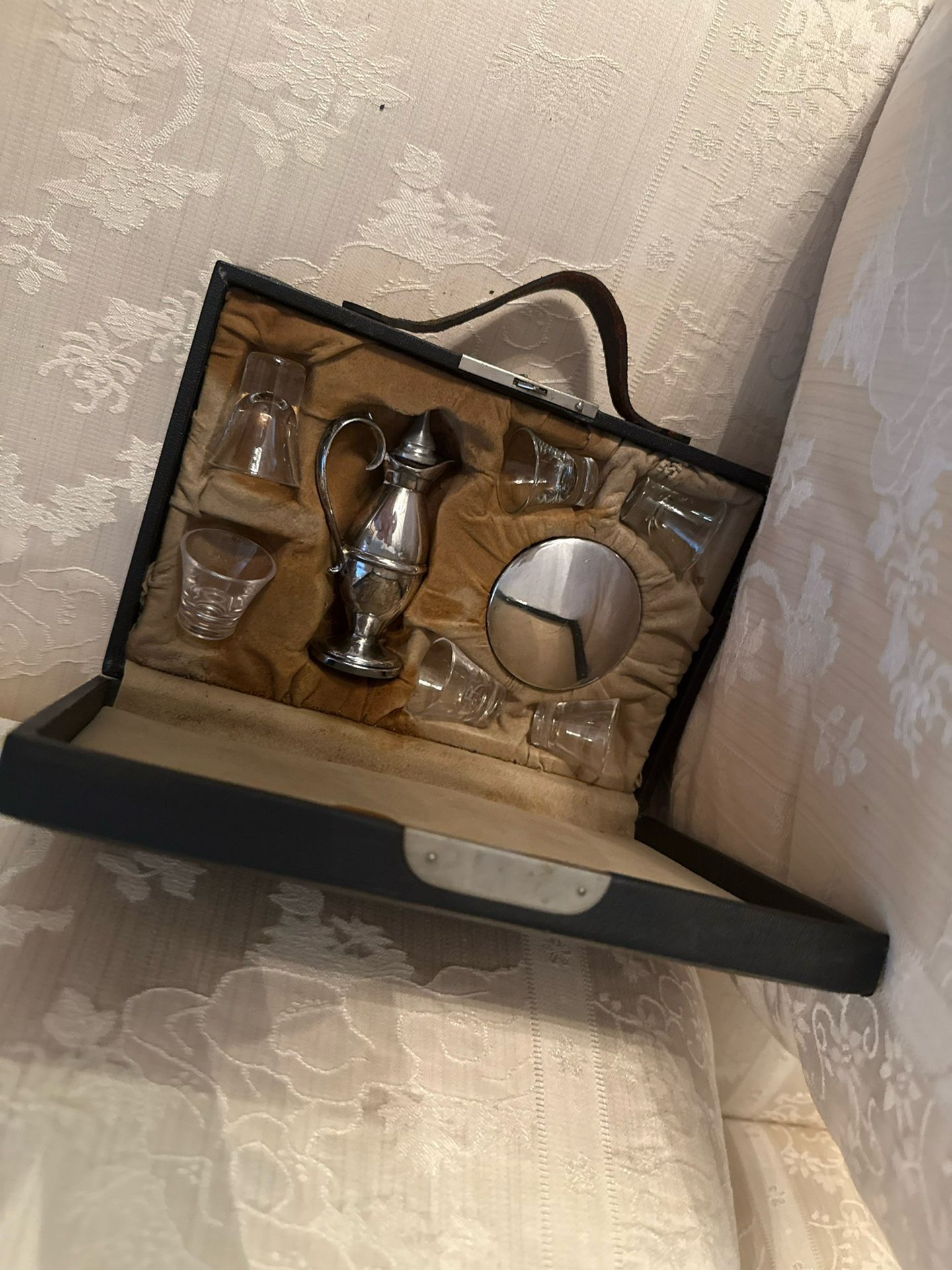 Antique Travel Communion Set