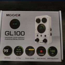 Mooer GL100 Pedal (Looper And Drum Backing)