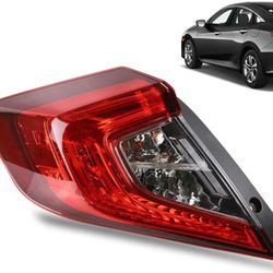 Tail Lights Compatible With 2016-2021 Honda Civic Left Driver Side Replace: 33550TBAA01