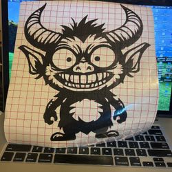 Gremlin window decal sticker