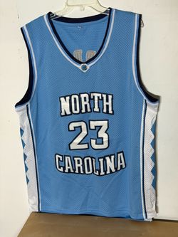 Michael Jordan North Carolina #23 Basketball Jersey Men’s 2XL Blue