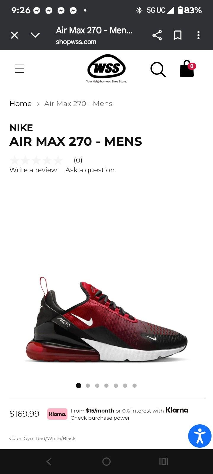 Nike Alr Max 270