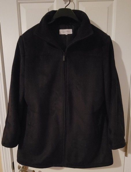 Mens Black Suede Coat