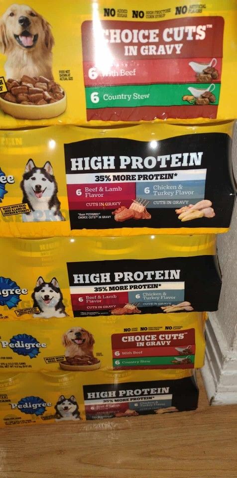 Pedigree 12 Count Cases Large Canned Dog Food
