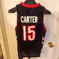 Toronto Raptors  90s Nike Jersey Swingman Vintage Vince  Carter #15 Basketball Stiched Size Small S