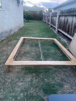 New queen bed frame