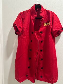 Hot Stuff Chef Double Breasted Mini Dress with Embroidery XL Underwraps