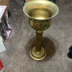 Vintage brass standing champagne or wine  Bucket, And Ice Bucket Stand