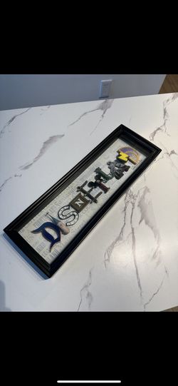 Disneyland Icon Letters Shadowbox