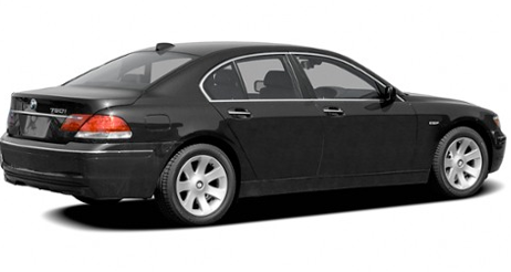 Premium Black Front Floor Mats for BMW 7-Series (2002–2008) – Like New!